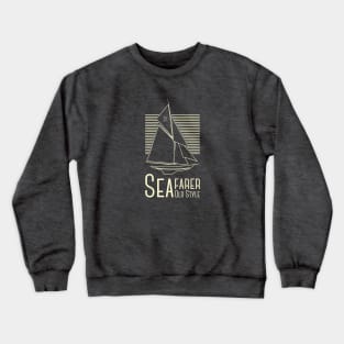 Sea Farer Old Style White Crewneck Sweatshirt